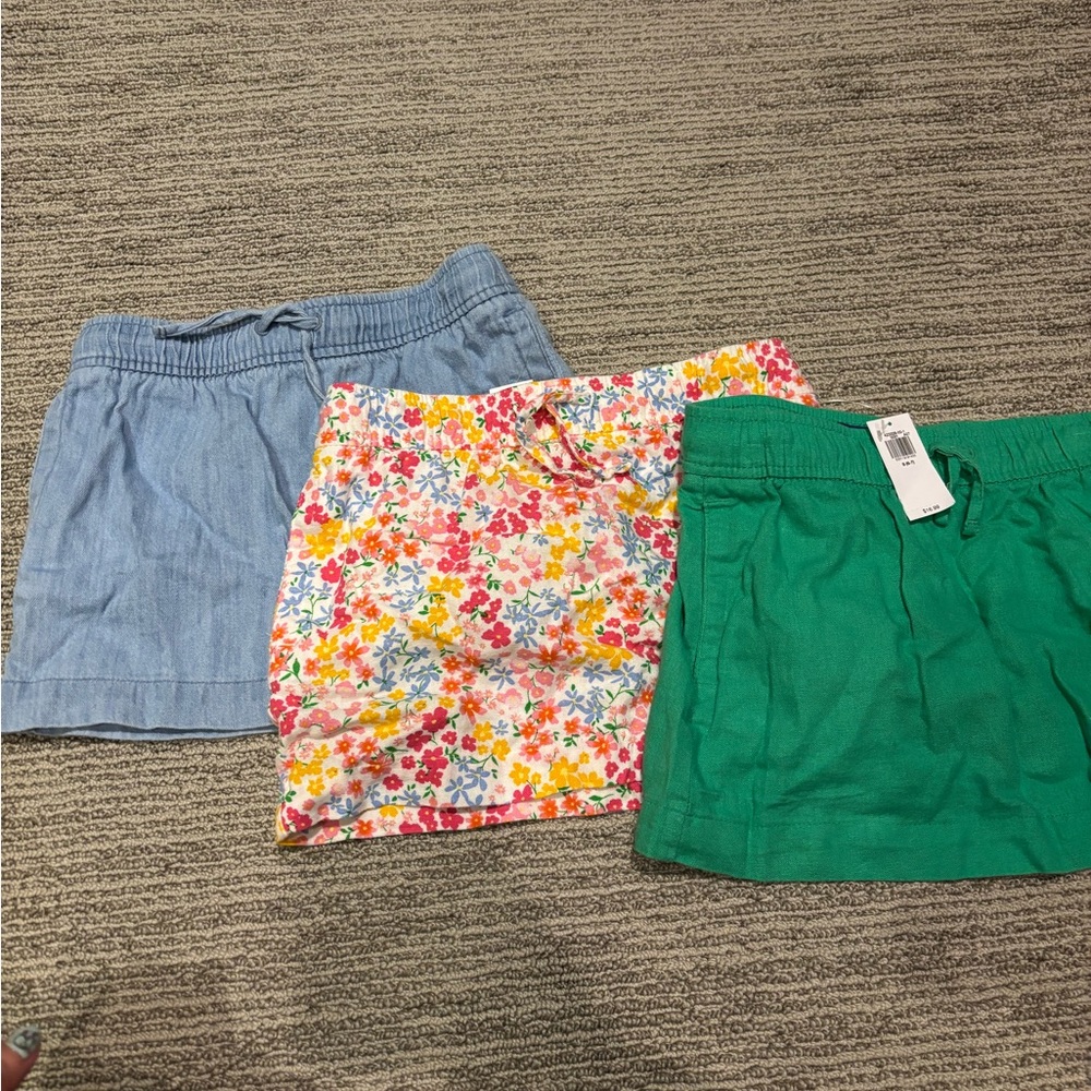 NEW NWT Old Navy Girls Linen Skirts x 3